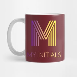 Letter M Letter Art Mug